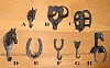 Black (-BK)  Hooks & Brackets